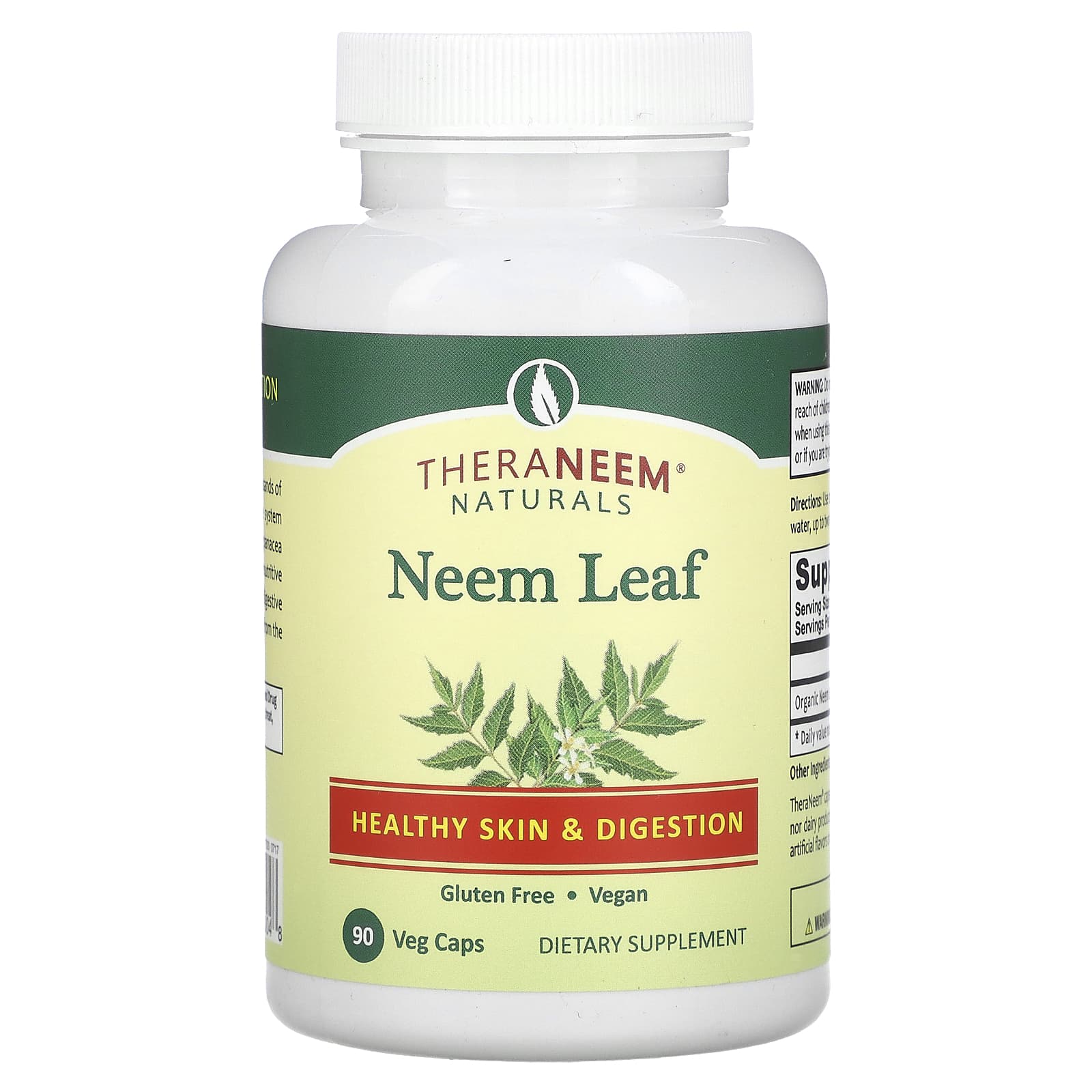 

Neem Leaf, 480Mg, 90 Veggie Capsules