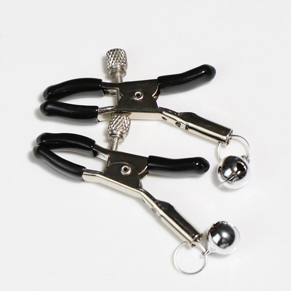Nipple Clamps Clips Mouth Plugs Collars Choker Vagina Clip Bondage Set Kink Fetish Erotic Flirting for Woman Adult Sex Toys