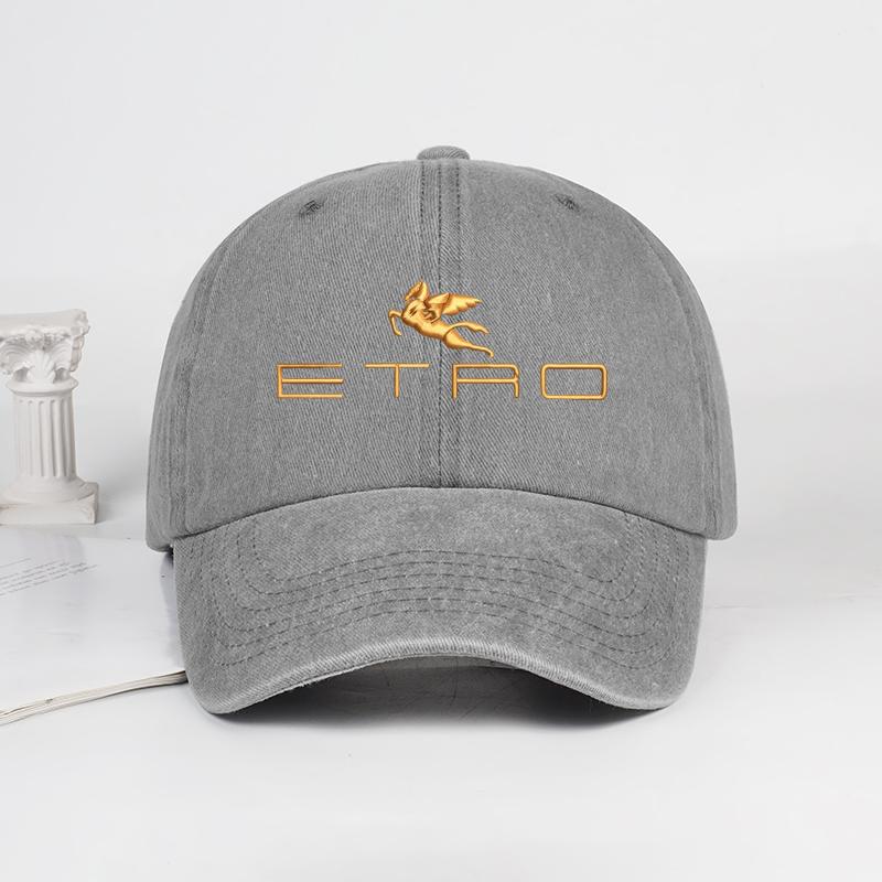 Lusso accessibile: Berretto da Baseball Distressed con Stampa Pegaso Etro – Cappellino Casual Unisex Elegante e Regolabile – Cappello da Sole Traspirante