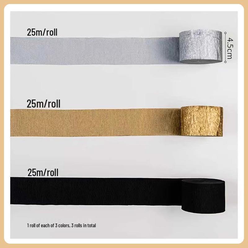 Bunte Luftballon-Quasten & Krepppapier-Bänder für Geburtstags- & Kindergarten-Dekorationen