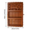 Silicone Chocolate Bar Mold Large Stuffed Chocolate Mold Non-stick Silicone Food-Grade Thick Rectangular Mould For Holiday