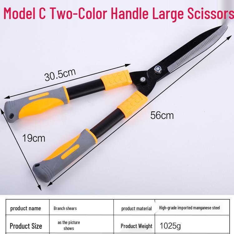 Telescopic Hedge & Lawn Shears - Garden Pruning and Weeding Tools with Big Scissors for Landscaping and Branch Trimming.