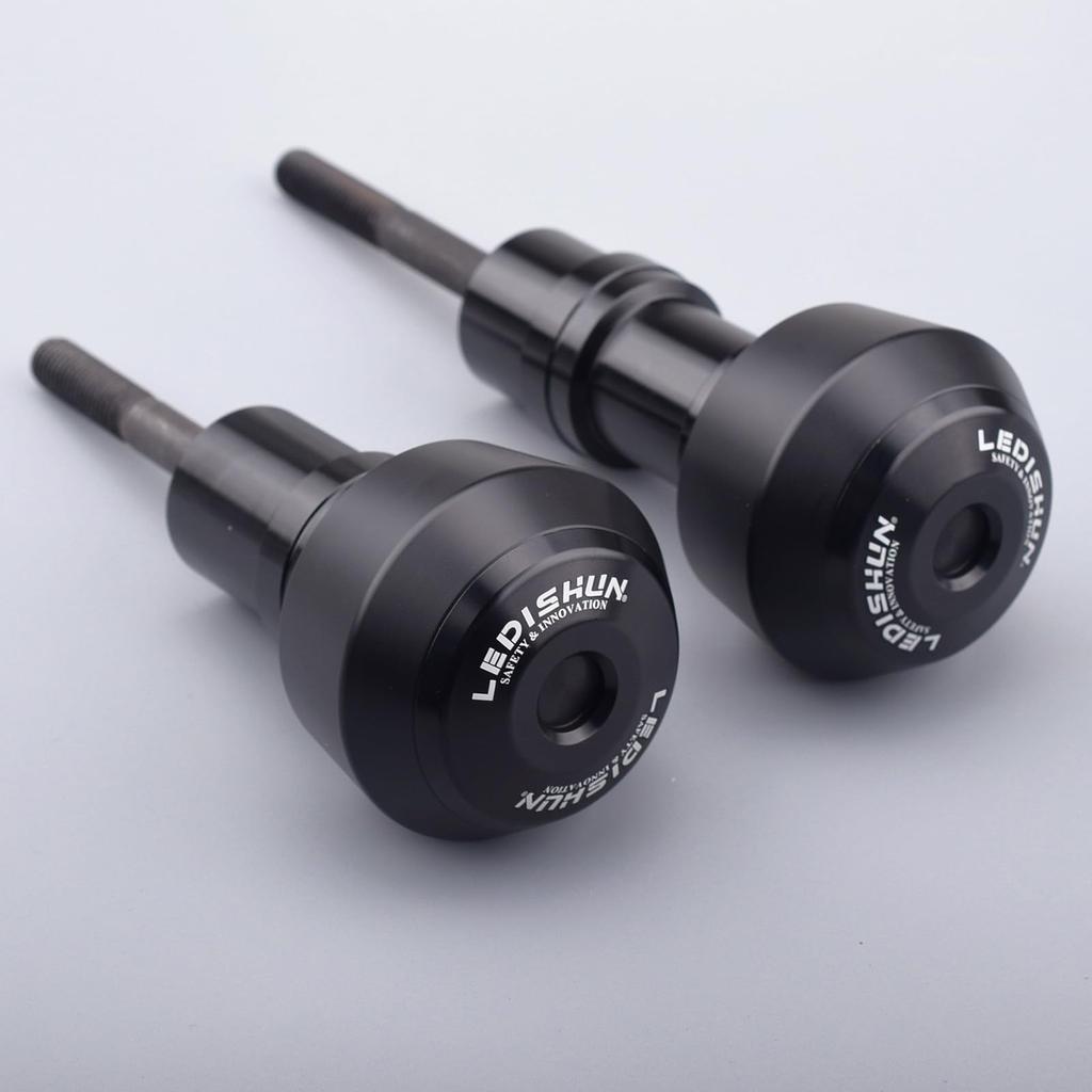 LEDISHUN Motorcycle Frame Slider / Engine Slider Fits Kawasaki ZX-25R/SE ZX-4R/SE ZX-4RR All Years (Black)