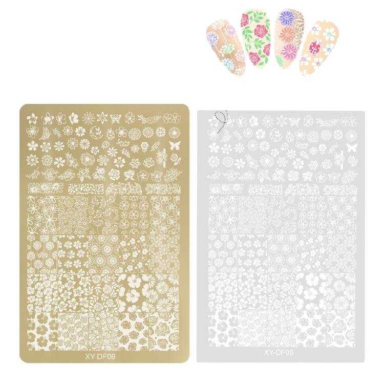 Floral Designs Nails Art Stamping Plate Nail Stamp Plate Nail Plate Template Nail Images Plates for Manicure Nail Decors