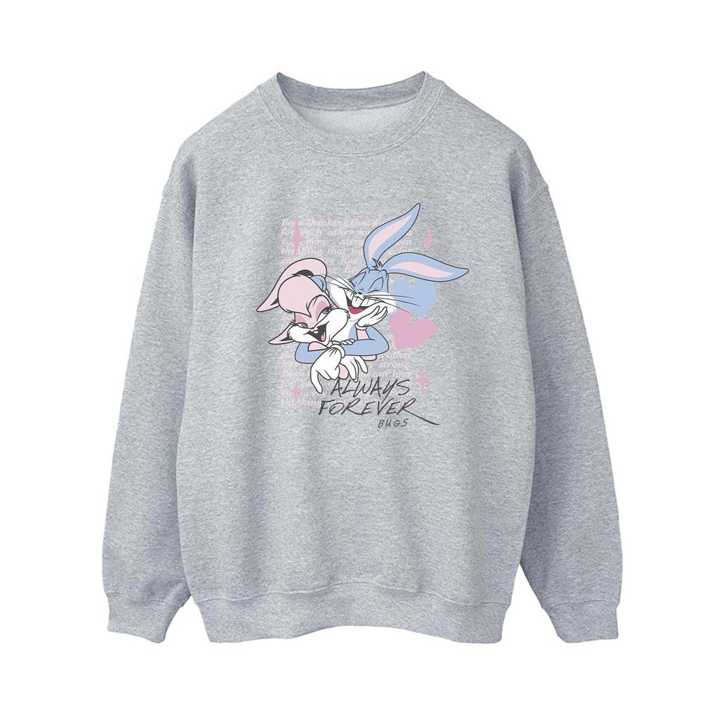 Looney Tunes Womens/Ladies Always Forever Bugs Bunny & Lola Sweatshirt