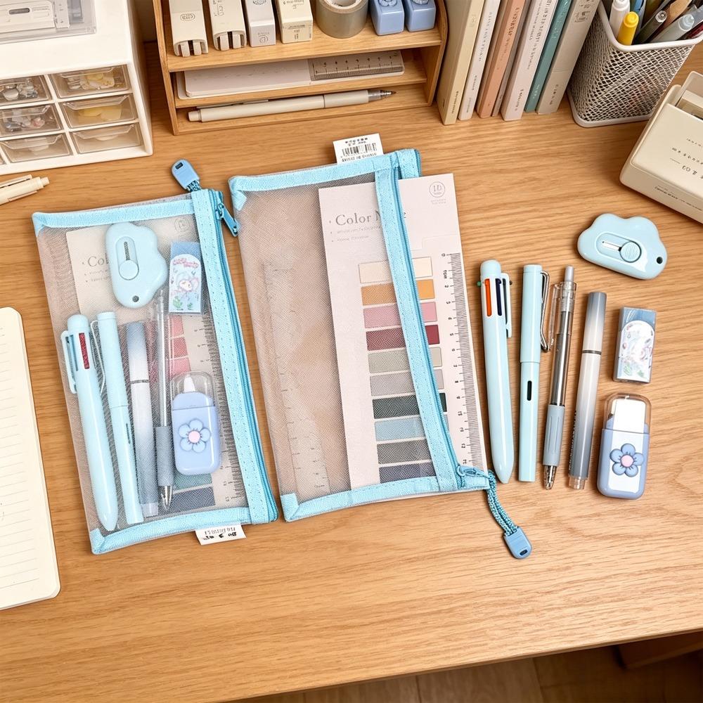 9 Stück/Set 9-in-1 Schreibwaren-Set Kunststoff-Gelkugelschreiber Langlebig Mehrfarbiger Stift Zurück zur Schule Geschenke