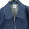 ciatre Long sleeve Full zip Denim Jacket L Blue Men's Used