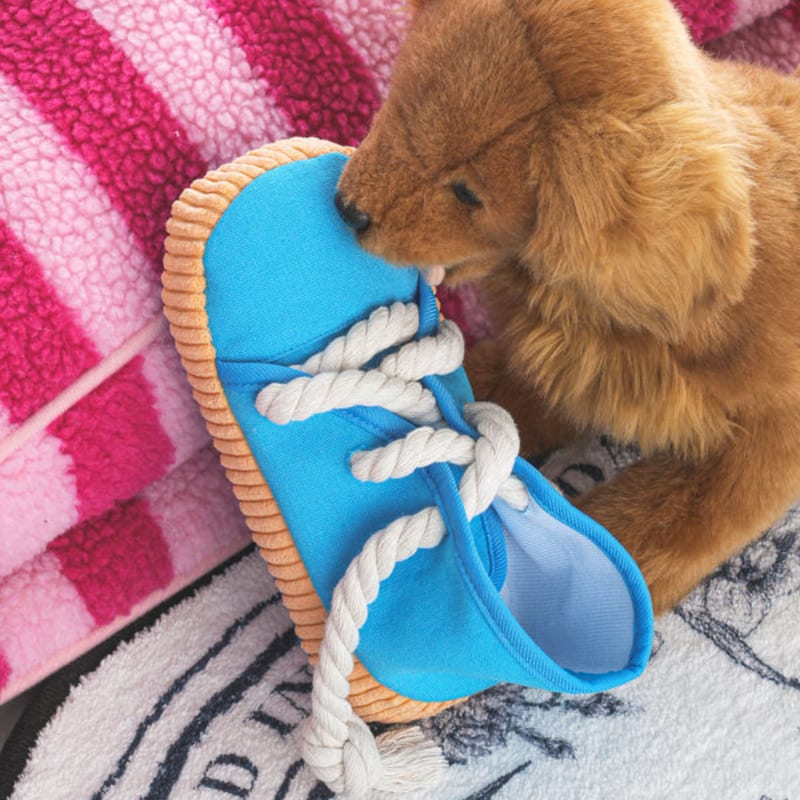 [Mazlíček] Plyšová hračka ve tvaru tenisek Modrá