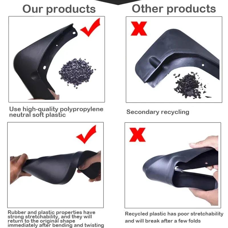 Fender for MG 4 MG4 EV Mulan Hatchback   2024 Mud Flaps Splash Guard Mudguards MudFlaps Styling Car Accessories