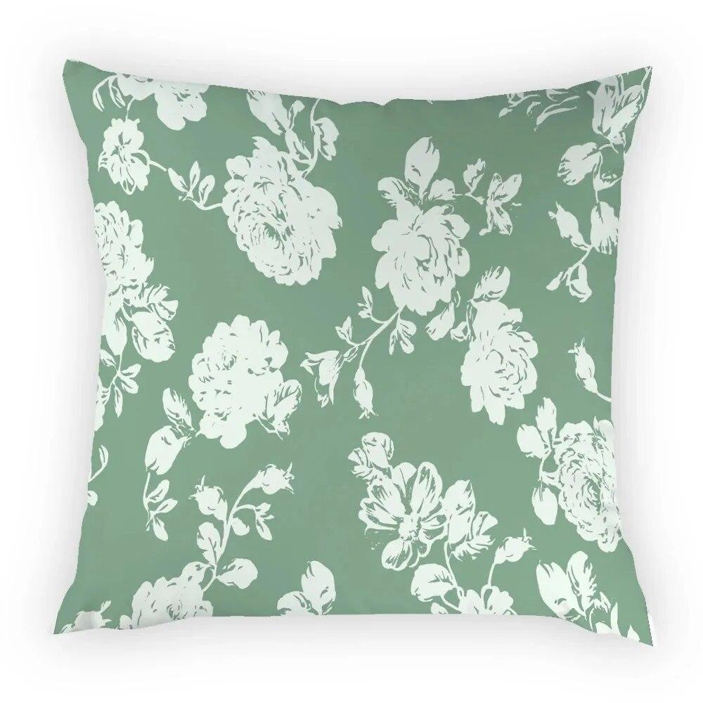 

Декоративная подушка с цветочным рисунком для наволочки, дивана, домашнего декора, цвета 50x50cm