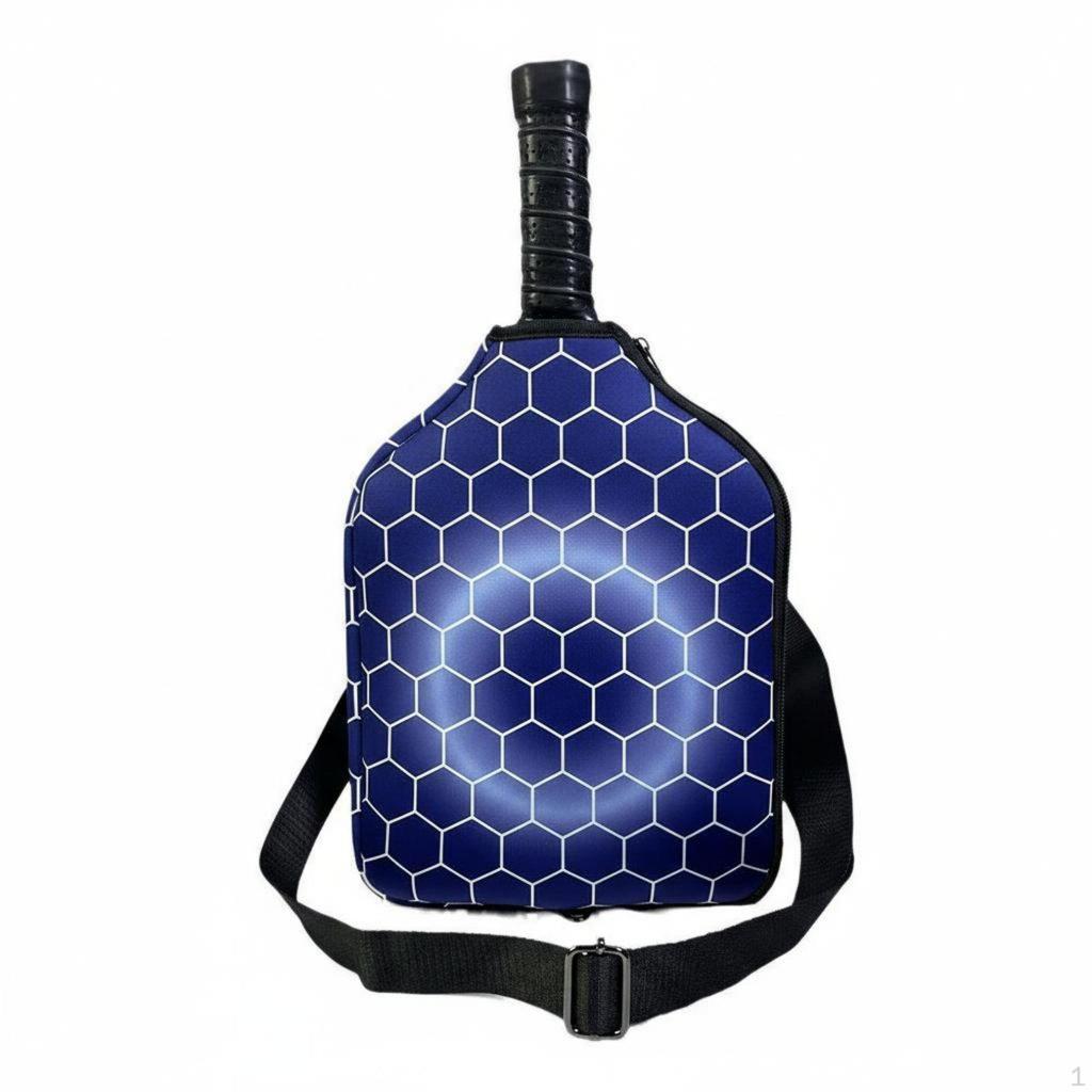 Sports Racket Bag Neoprene Material Pickleball Versatile Carry Options for Athletes, Adults