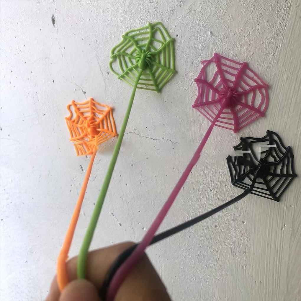 36PCS Spider Web Children's Items Decorations Children's Halloween Gift Bag Ceiling Window Decor for and Girls