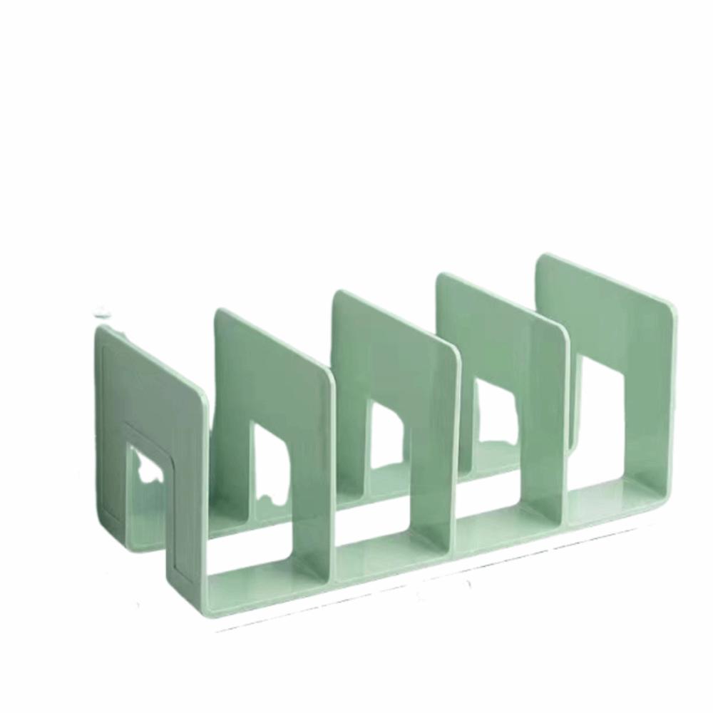 4 Grids Design Bag Storage Shelf Divider Clear Acrylic Purse Display Stand  Office Stationery