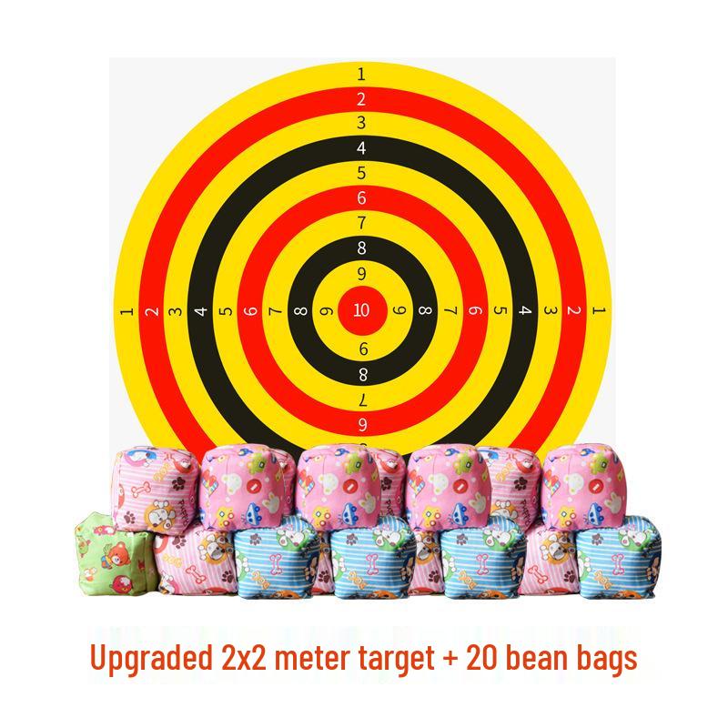 Sandbag Toss Target: Fun Outdoor Game for Kindergarten Team Building