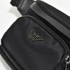 Emporio Armani impressive men's waist bag black