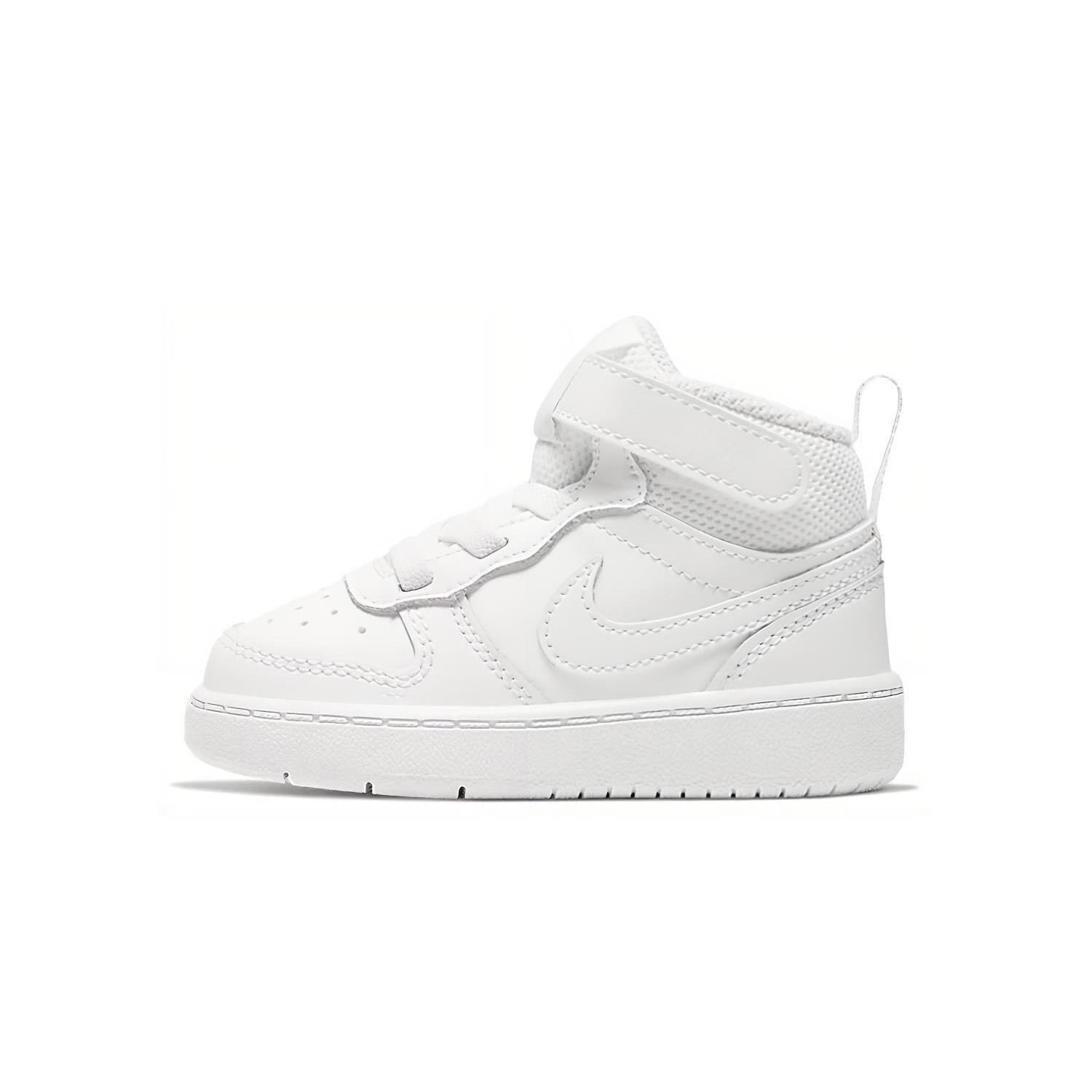 

New Nike Mid 2 Mid Top Toddler Shoes White Infant And Toddler CD7784-100 23.5