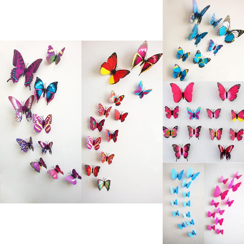 Realistic 9cm Butterfly 3d Home Decor Modern Minimalist Style Refrigerator Magnet