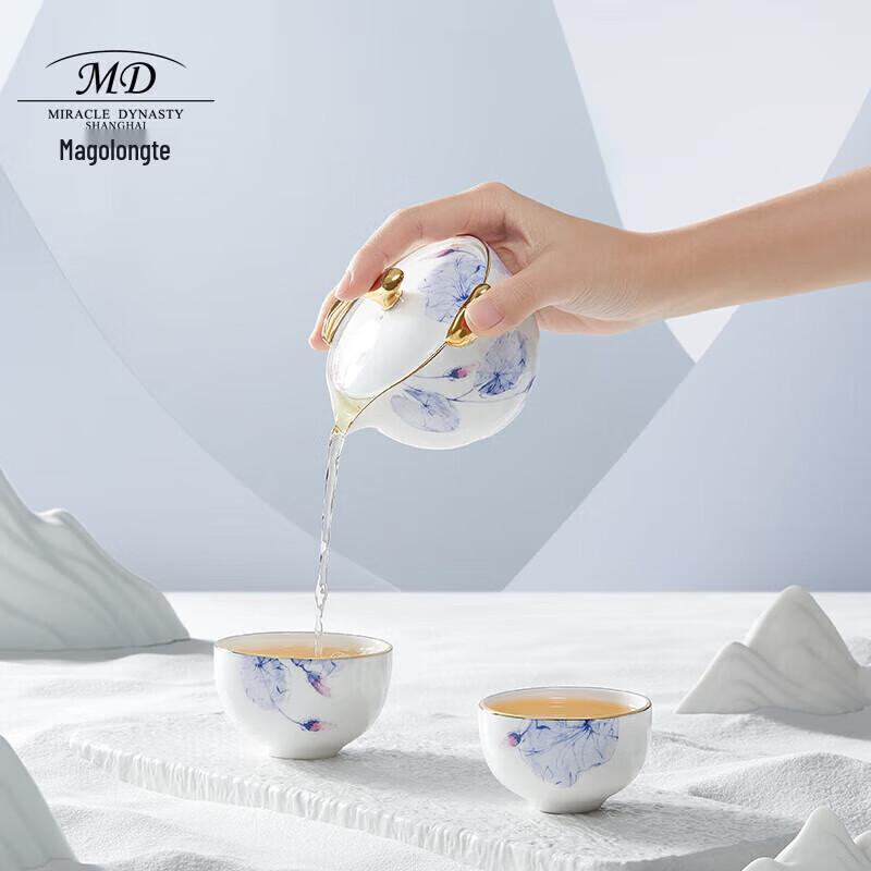 Керамический чайный набор Maglown Lotus Feast Azure Cloud