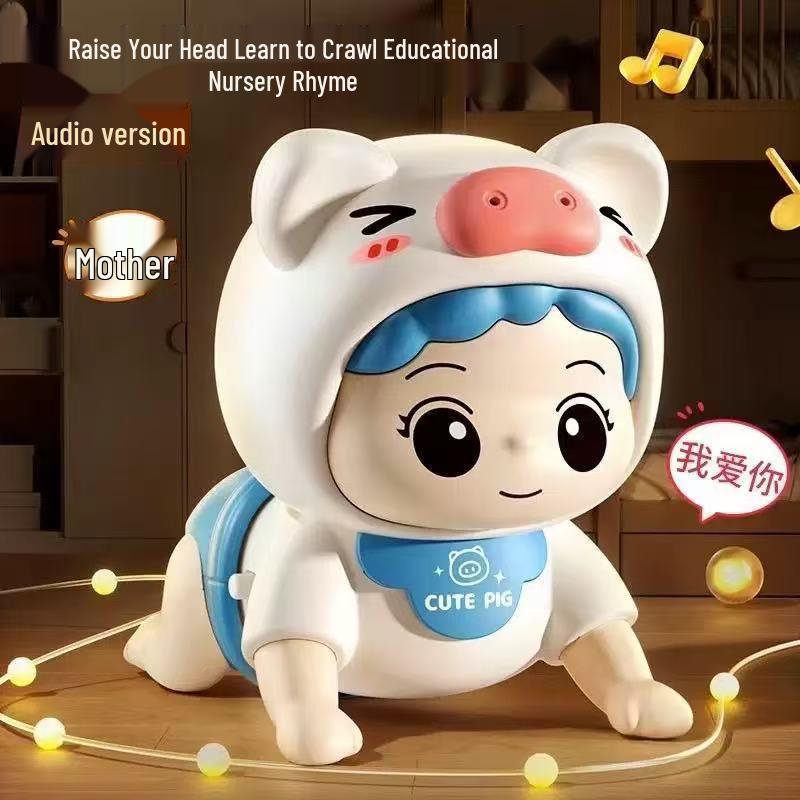 Infant Learning Toy for 0-1 Year Olds: Puzzle, Head-Up Training, Crawling Aid for 6-Month-Olds