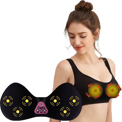 USB Rechargeable Breast Massager Vibrating Compress Comfortable and Seamless Washable Bra Breast Beauty Instrument