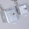 Holder Mini Interstitial Pictures Storage Card Bag Photo Album Keychain Card Book Keyring 1 2 Inch