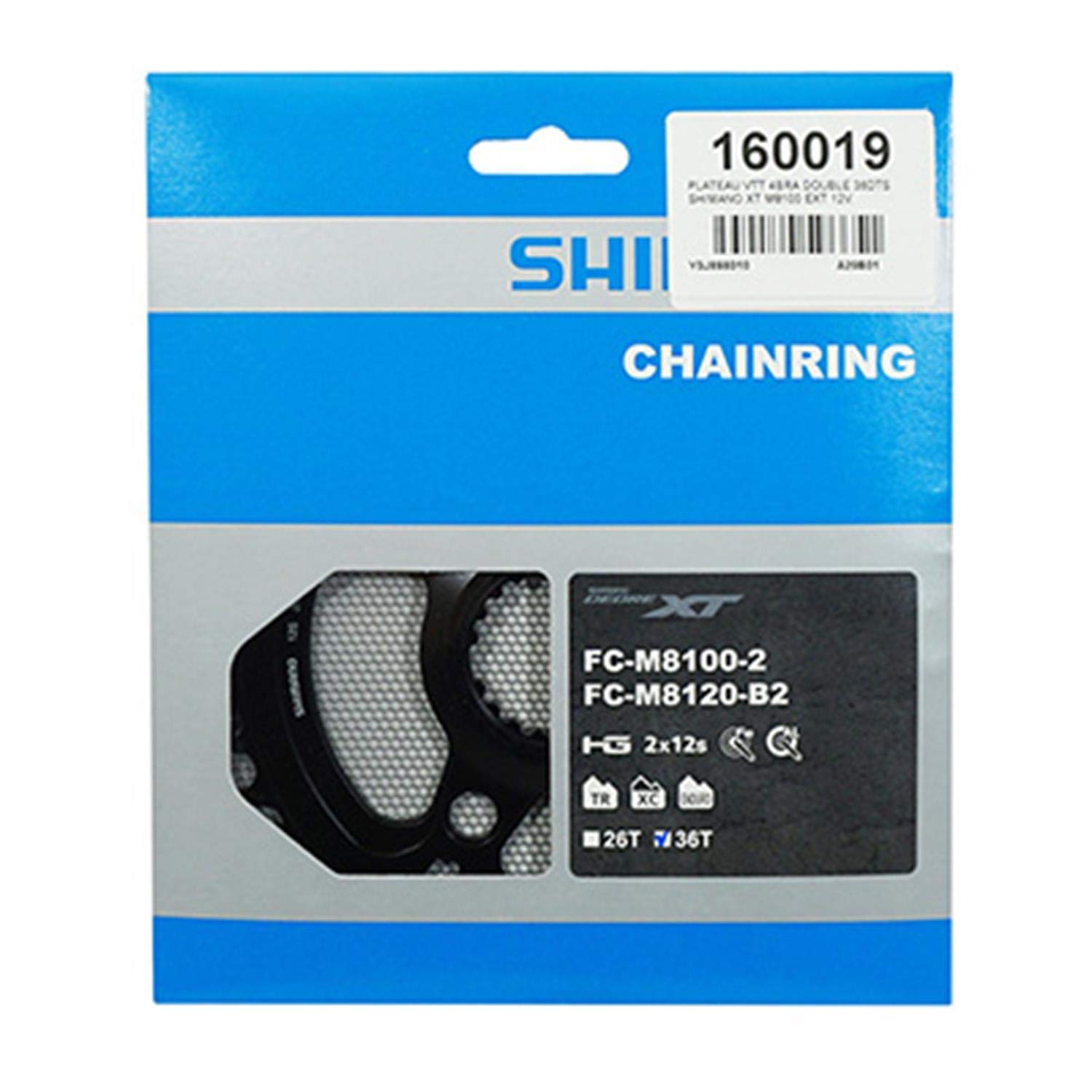 

SHIMANO Запчасти Звезда Y0J898010 36T-BJ (для 36-26Т) FC-M8100