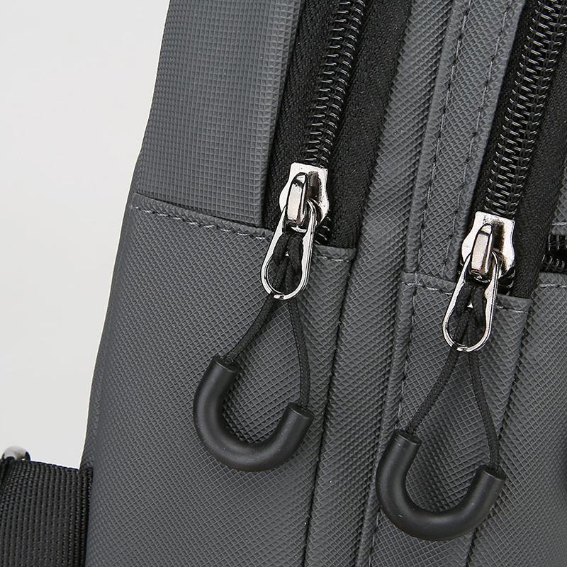 Borsa pettorale in nylon impermeabile - Zaino a tracolla Sling da uomo, Borsa a tracolla compatta, Zaino da viaggio e per escursionismo all'aperto