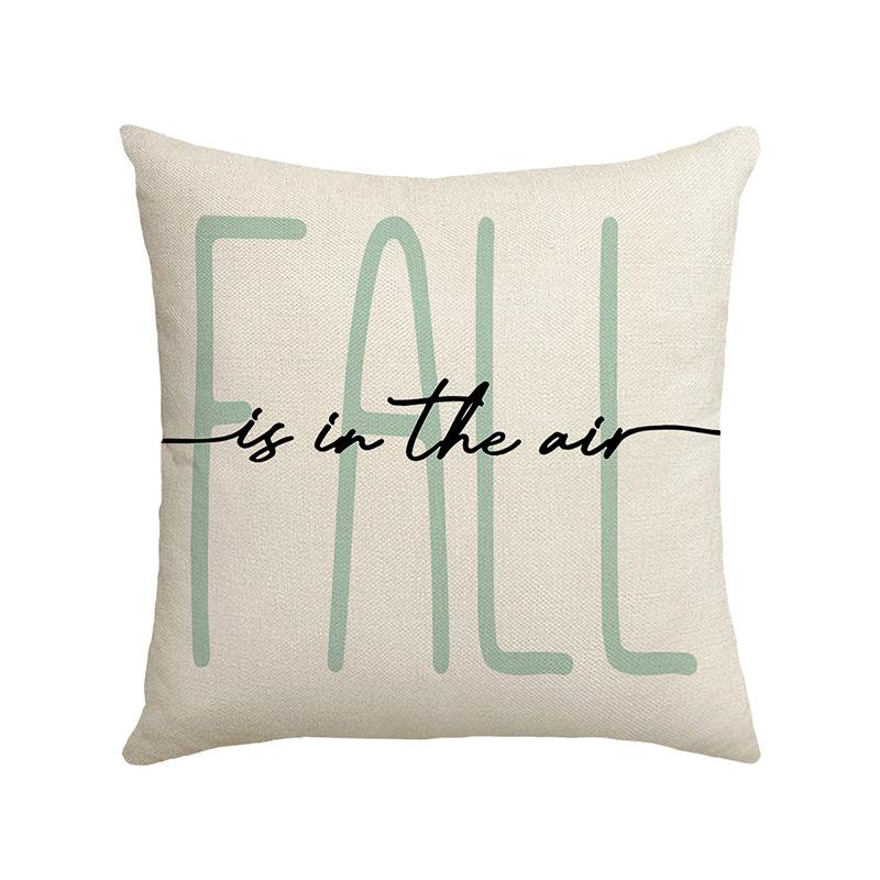 

Linen Pumpkin Truck Party Decoration Throw Pillow Cover Autumn Sofa Bedroom Living Room Printed Cushion Pillow 45 * 45Cm (without core)