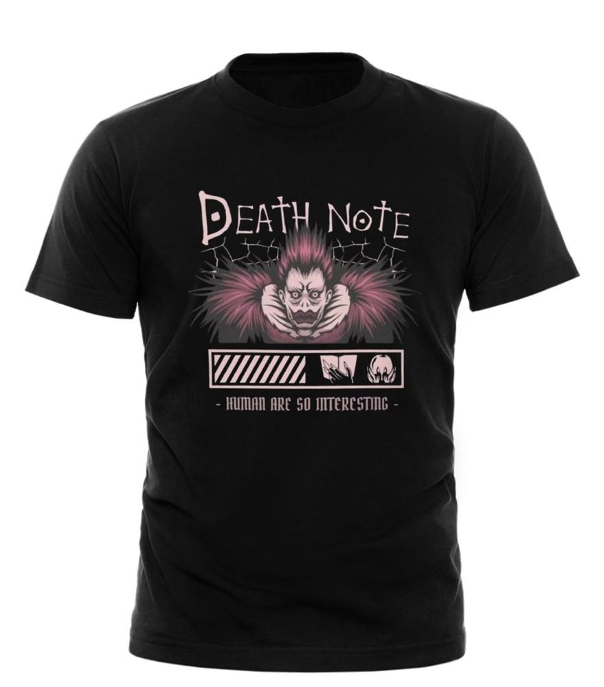 

Death Note Anime TShirt – Iconic Manga Graphic Tee all sizes Tshirt black white Unisex T-Shirt L