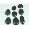 155Cts.Natural Black Tourmaline Mix Shape Cabochon Loose Gemstone 08Pcs Lot C-2904