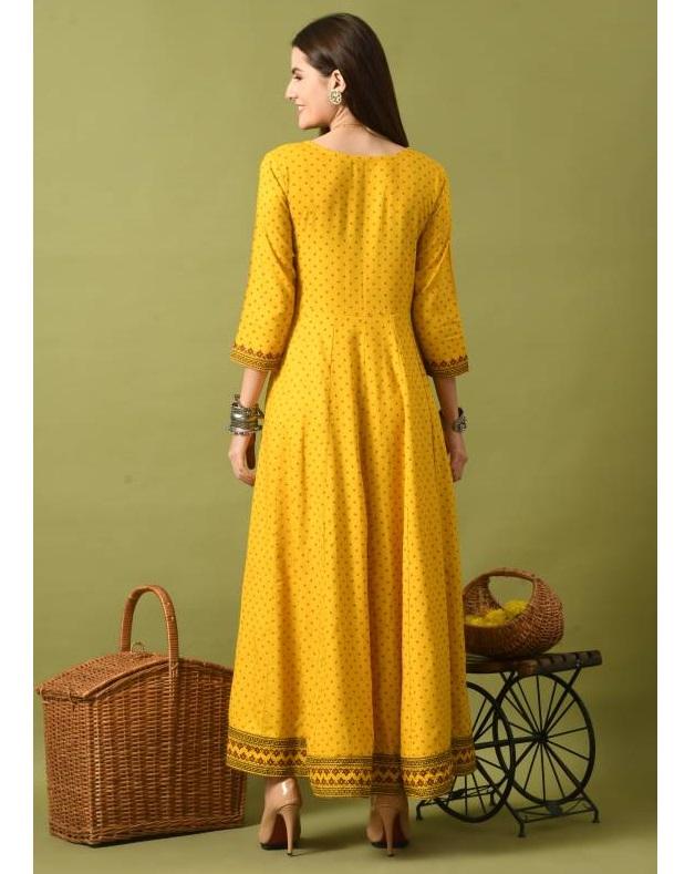 Robe longue de soirée Kurta de créateur indien pour femmes, haut tunique Bollywood, robe Kurti
