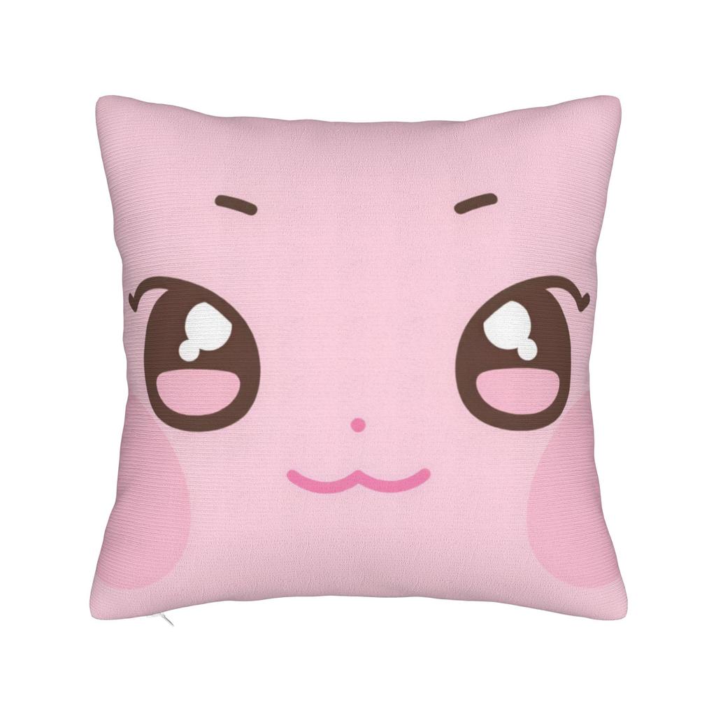 Aniteez Face Pillow Case Soft Pillow Cover For Sofa Bedroom Home Decor Kawaii Pillowcases