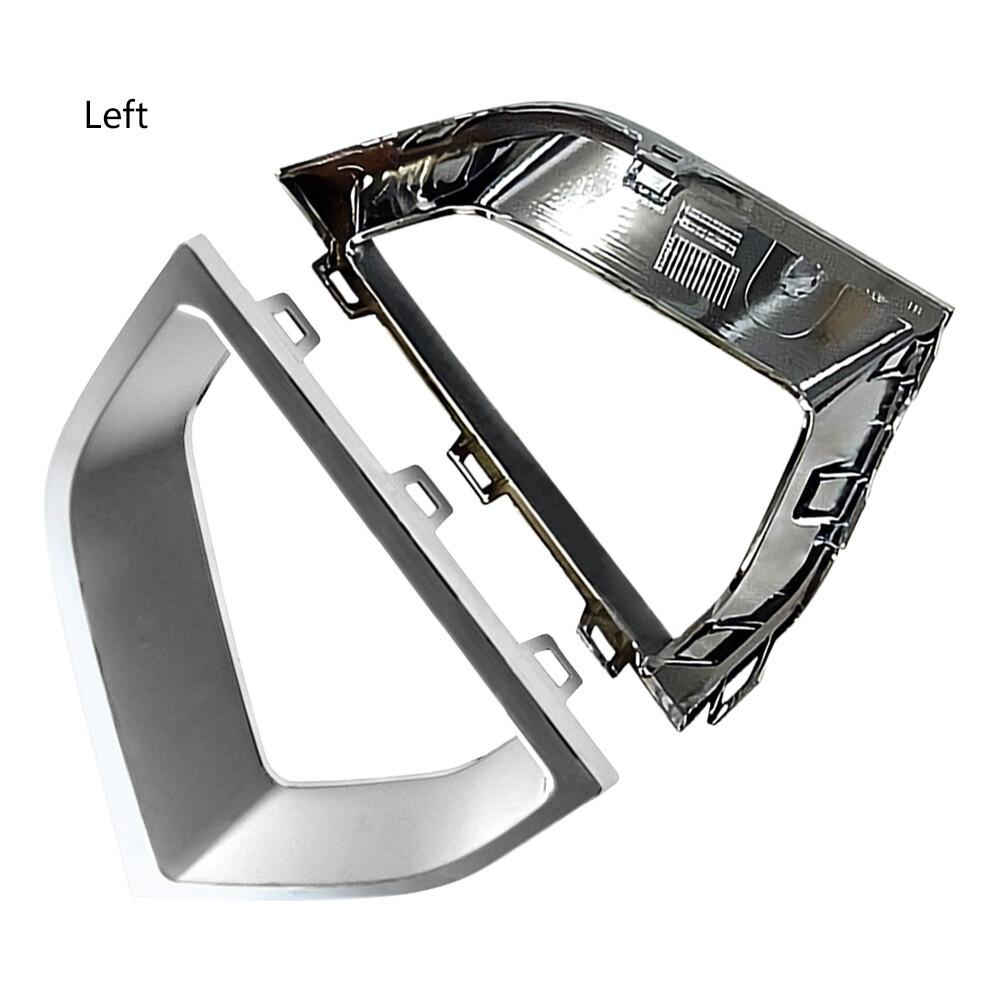 2Pcs Front Bumper Fog Light Lamp Frame Trim For BMW G30 5-Series