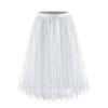 Spring Summer Single-layer Skirts Tutu Skirts Puff Skirts Star and Moon Sequin Multi-panel Tulle  Fluffy Layered Tulle Tutu Skirt