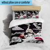 3PCS pop Lady music 3pcs Bedding,Including 3PCS Duvet Cover And 2pcs Pillowcases Perfect for Christmas,Ideal for Bedroom, Dormitory