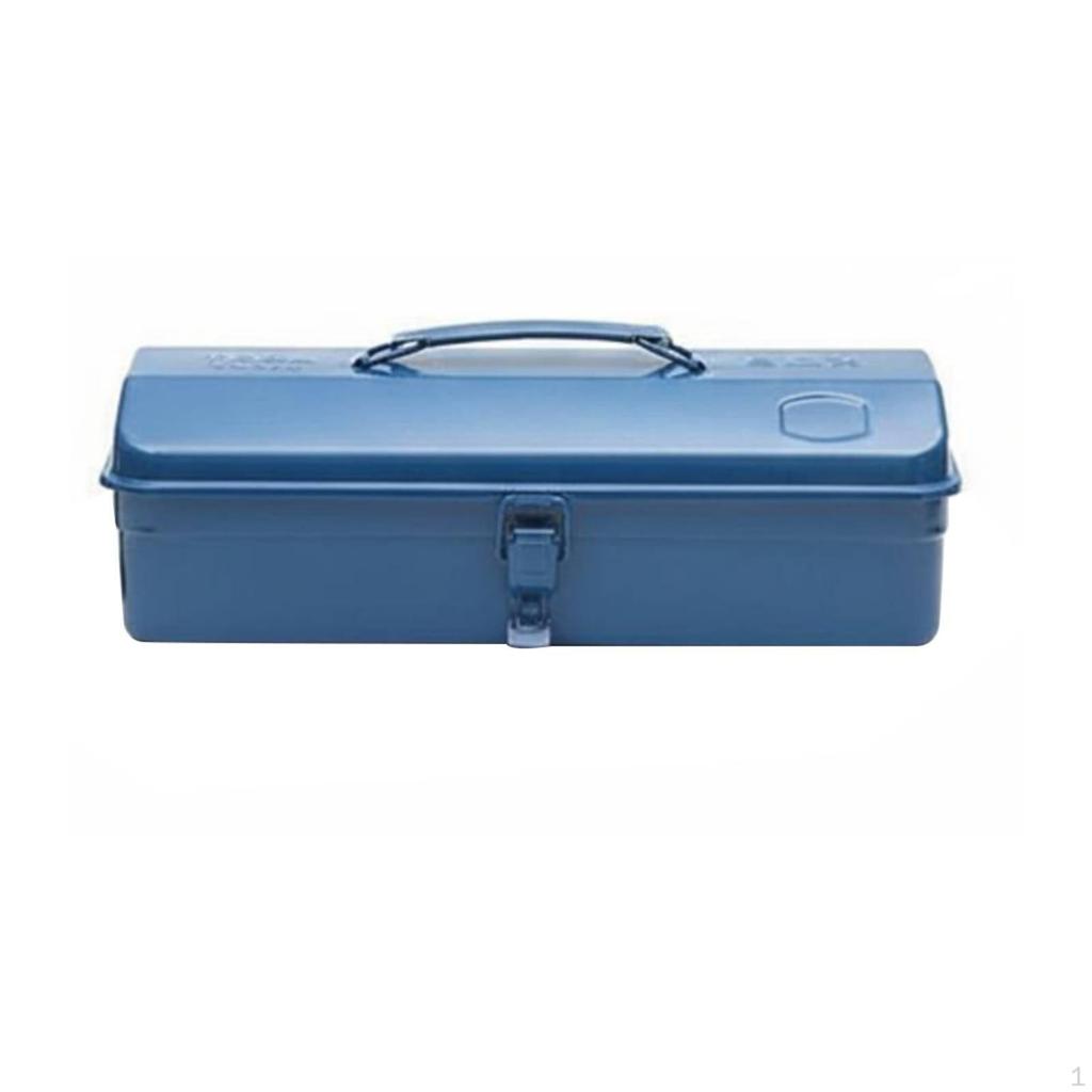 Metal Construction Portable Tool Case Large Capacity Handheld Hardware Chest for Homeowners,