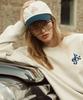 2113 STUDIO Music Note Logo Ball Cap Beige + Navy