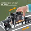 1:24 Scale Peterbilt 389 Tractor Trailer Play Toy Truck Vehicle for Kids, Lonestar Design, With Functions, Pre Built Semi, Reali