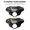 Front Batwing Upper Outer Fairing with LED Light ABS Plastic Motorcycle For Harley Touring Street Glide Special FLHXS 2014-2023