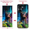 Personalized Customized Phone Case For Asus Zenfone 10 Black Soft Silicone Back Cover For Zenfone 9 DIY Picture Painted Gift