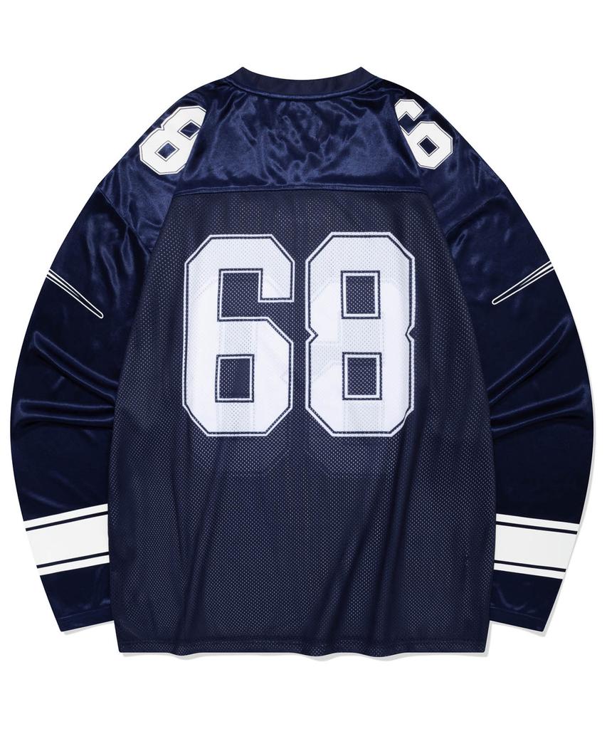 RETRIEVER CLUB 68 Langes Fußballtrikot [Marineblau]