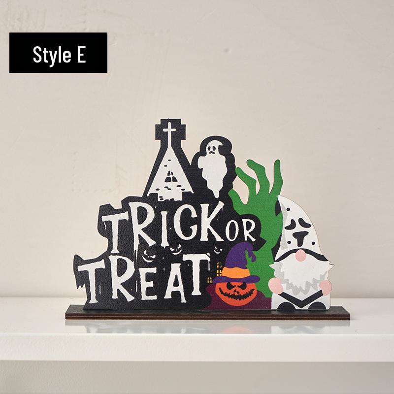Halloween Cartoon Pumpkin Desktop Ornaments: Creative Decorations for Festive Scenes and Photo Props