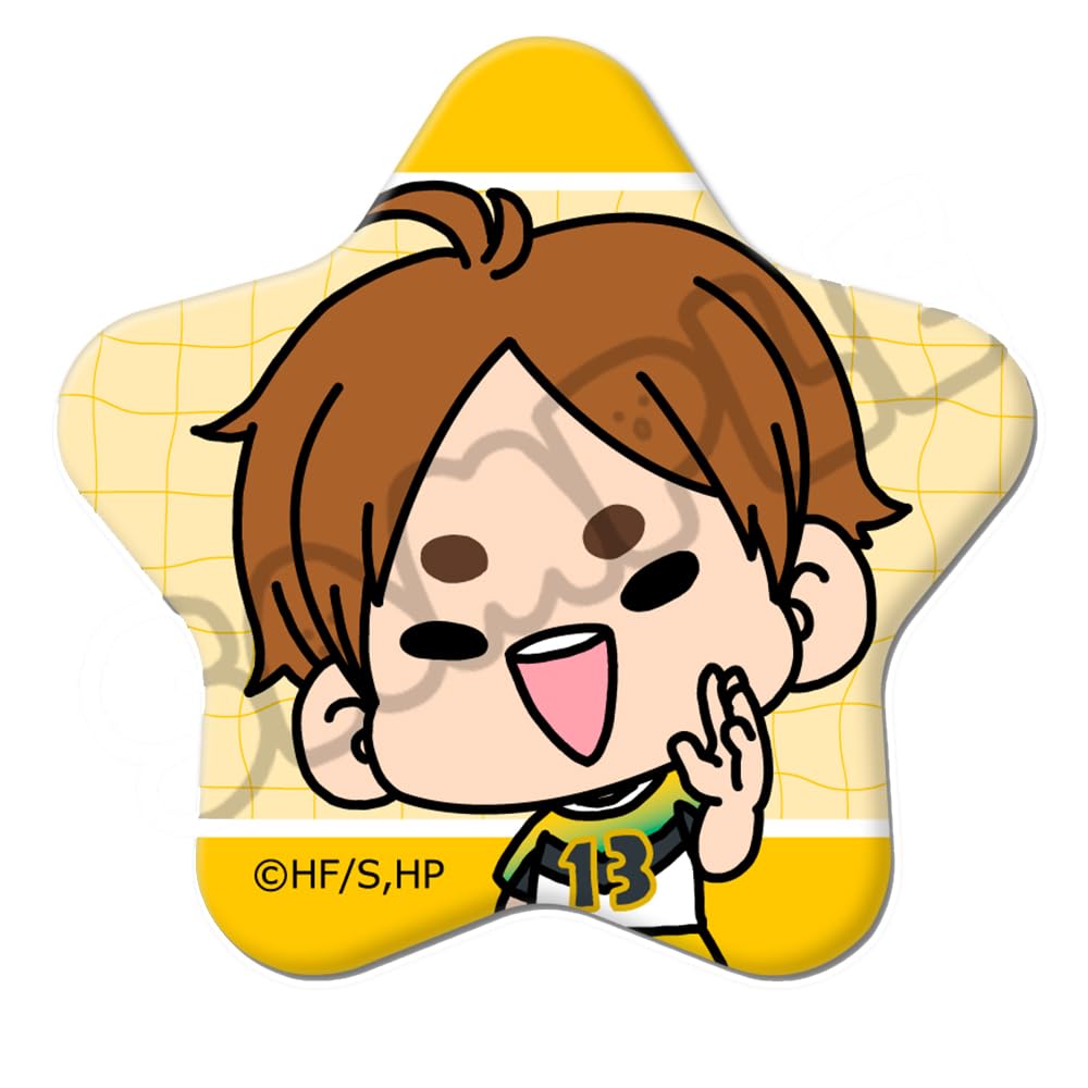 4th Can Badge M NH "Haikyu!!" [Motoya Komori] Everyone's Mochocho! Star-Shaped