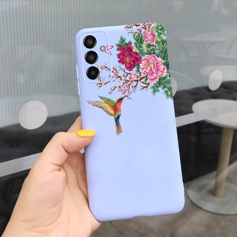 

For Cover Samsung Galaxy A04s SM-A047F Bumper Fundas Milk Cow Butterfly Phone Case Soft Back Cover For Samsung A04s Bumper Capa Samsung A04s