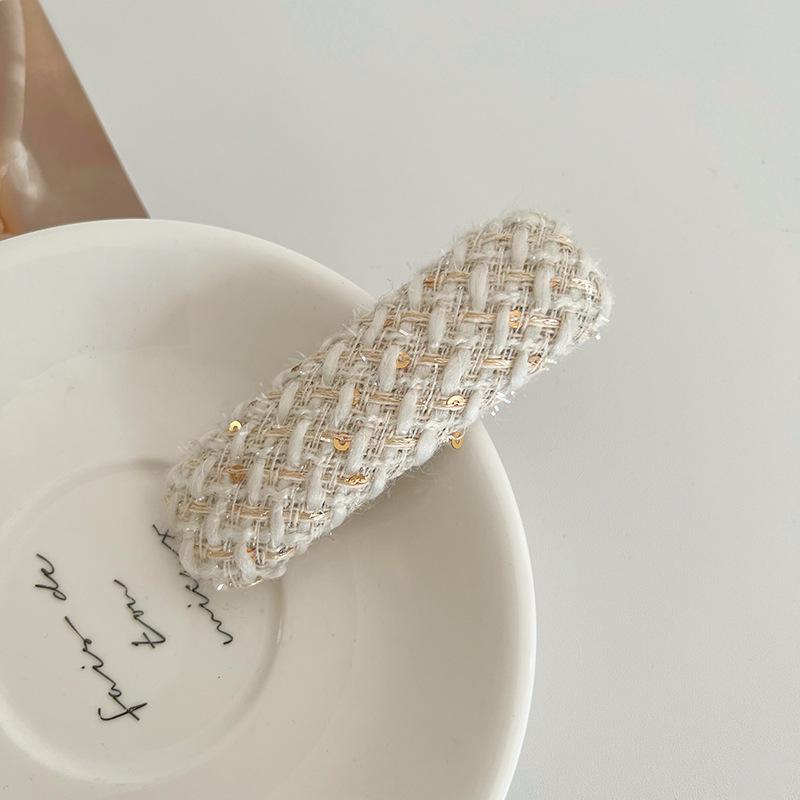 Clip Hair Accessories Woolen  Long Retro Bb Shape Barrettes Clip Side Clip Bang