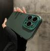 Solid color matte lychee leather pattern is suitable for Apple 17ProMax new crystal mobile phone case iPhone16promax.