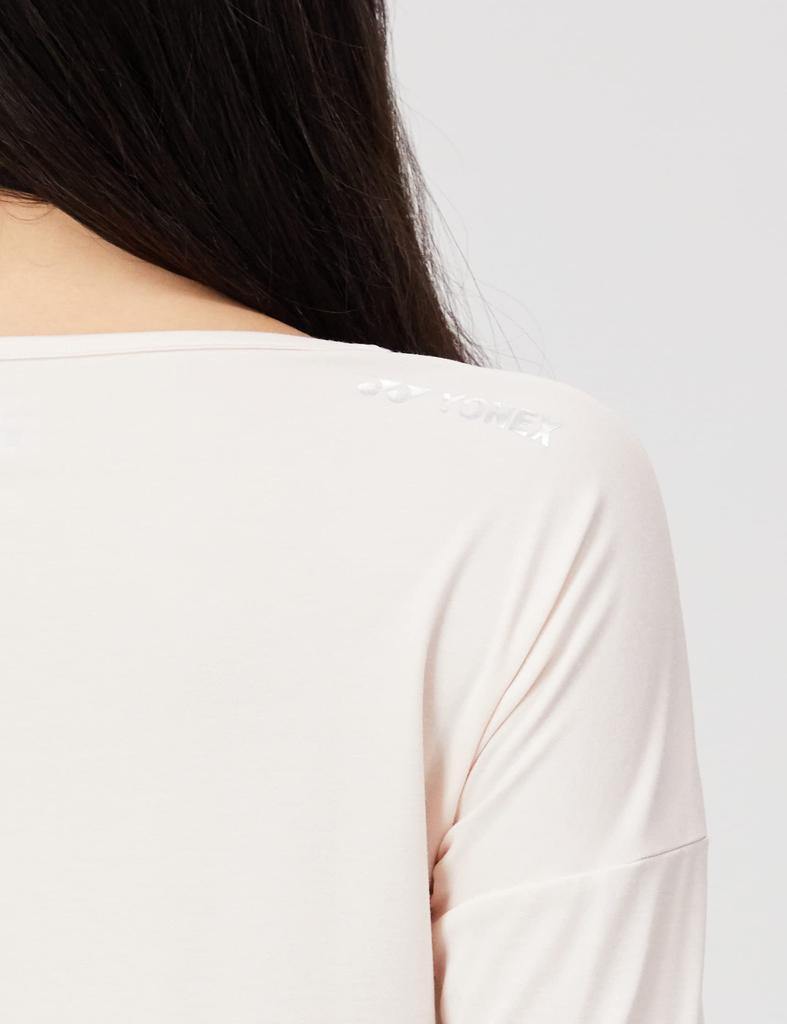 YONEX Long Sleeve Natural Pink Women's T-Shirt, (523)