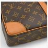 Auth LOUIS VUITTON Monogram Porte Documents Voyage Briefcase Brown Canvas lv6636nb