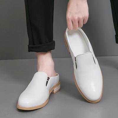 Mode Sommer Herren Freizeitschuhe Italienische Mode Atmungsaktives Leder Halbschuhe für Herren Slipper Loafer Mokassins Laufschuhe Fahrschuhe