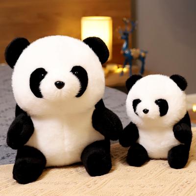 Simulace Panda Plyšová Hračka Měkké Vycpané Zvíře Baculatá Panda Plyšová Hračka Panenka Kawaii Peluche Dětský Narozeninový Dárek